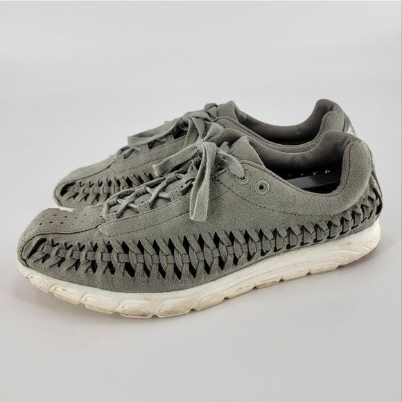 Nike mayfly shoes 10 green woven braided running - Picture 1 of 8